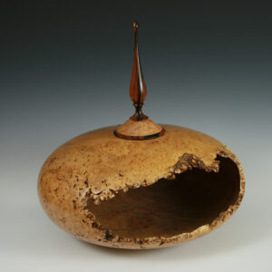 Maple Vessel w finial