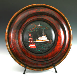 "Pilot Boat" Maple Woodturning