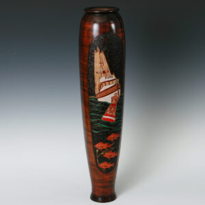 "Pisces" Maple Vessel