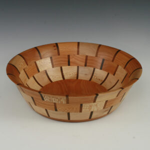 Sycamore Walnut Segmented Bowl 155