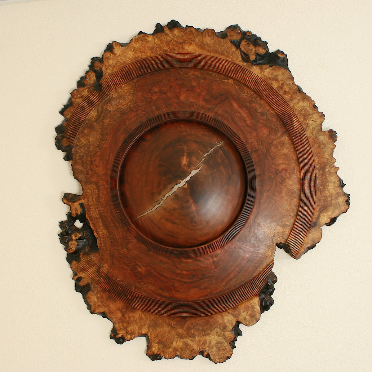 "Beginning" Turned Wall Sculpture