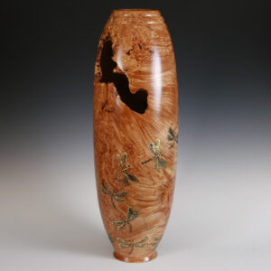 Dragonflies Maple Vessel