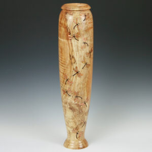 "Dance of the Redwings" Maple Vessel