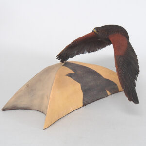 Hand Carved Miniature Harris's Hawk- Dune Shadow