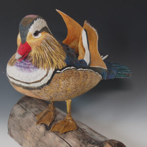 Hand Carved Mandarin Duck