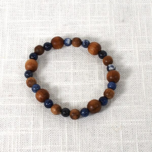 Myrtlewood Blue Sodalite Bead Bracelet