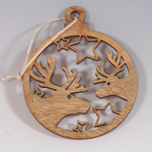 Myrtlewood Ornament - Reindeer