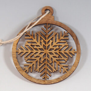 Myrtlewood Ornament - Snowflake-B