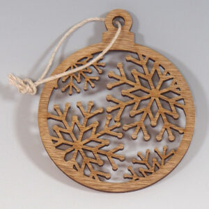 Myrtlewood Ornament - Snowflakes-d