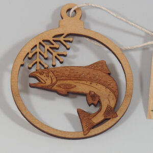 Myrtlewood Ornament-Salmon-A
