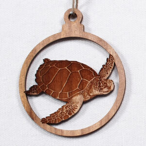 Myrtlewood Ornament-Sea Turtle