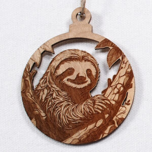 Myrtlewood Ornament-Sloth