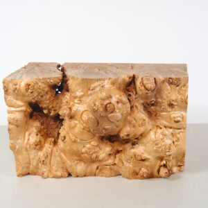 Maple Burl Cap Block 13x8x6