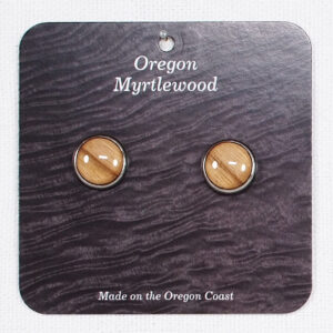 Earring Myrtlewood Post 12mm