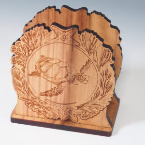 Engraved Sea Turtle Napkin Holder