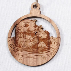 Myrtlewood Ornament-Otter