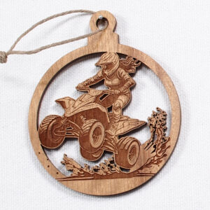 Myrtlewood Ornament- Quad on the Dunes