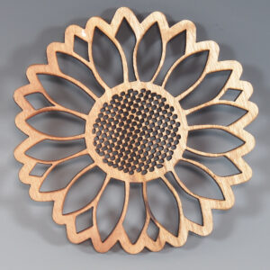 Myrtlewood Trivet - Sunflower