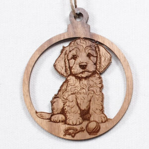 Myrtlewood Ornament-Puppy