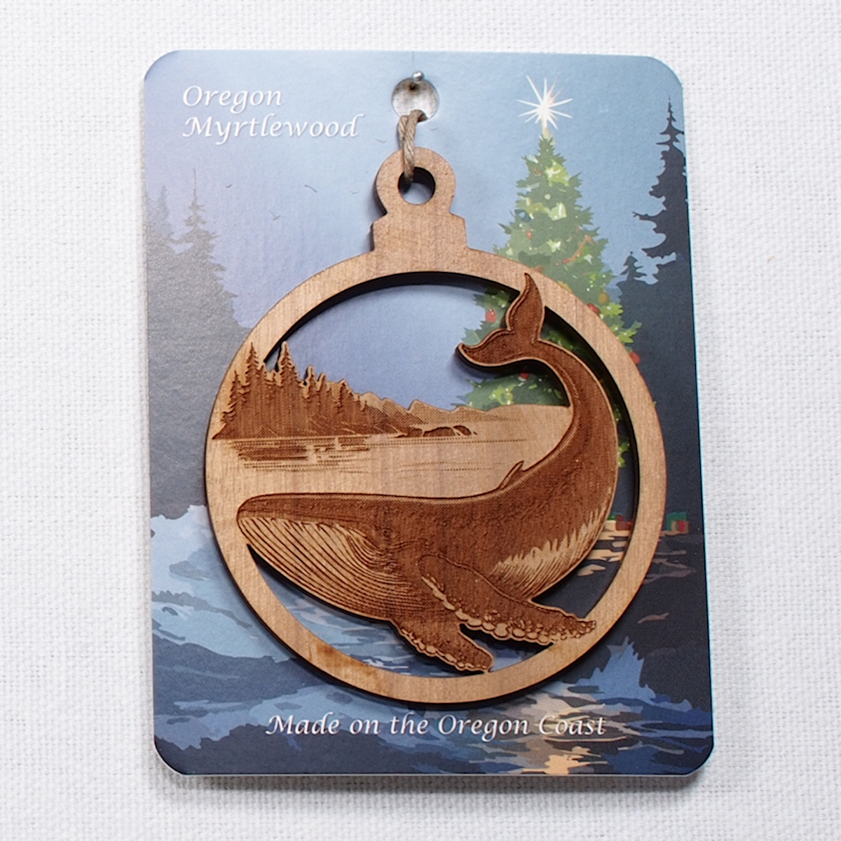 Myrtlewood Ornament-Whale - Image 2