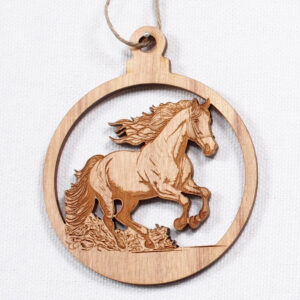 Myrtlewood Ornament-Horse