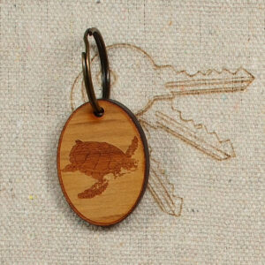 Myrtlewood Sea Turtle Key Ring