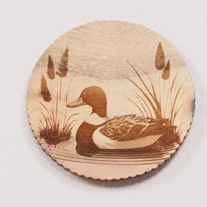 Myrtlewood Magnet Engraved Duck