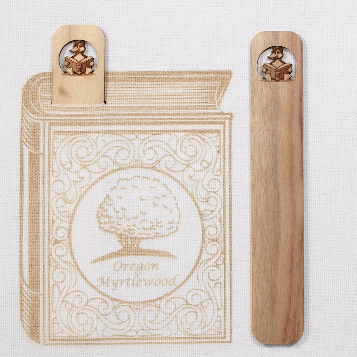 Myrtlewood Bookmark - Book Buddies - Duck - Image 2