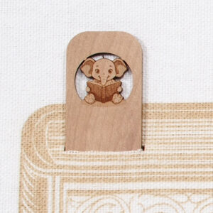 Myrtlewood Bookmark - Book Buddies - Elephant