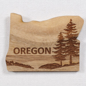 Myrtlewood Magnet Engraved Oregon