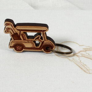 Myrtlewood Golf Cart Key Ring