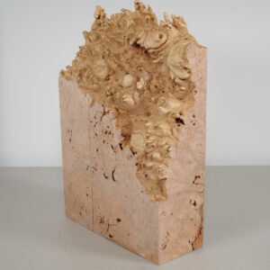 Maple Burl Cap Block 3x7.5x7-11