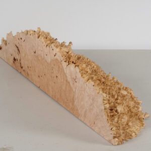 Maple Burl Cap Wedge 5x6x25