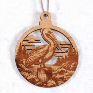 Myrtlewood Ornament-Pelican